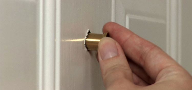 peephole door repair in Ruskin
